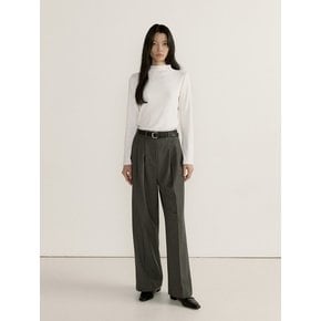 BASIC TWO TUCK PANTS (2COLOR)