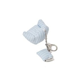 lotsyou_Puffy Sofa Keyring Sky Blue