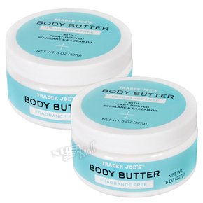 [1+1] 트레이더조 무향 바디 버터 크림 227g TRADER JOE`S FRAGRANCE FREE BODY BUTTER