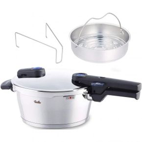 일본 휘슬러 냄비 Fissler 900300511 Pressure Cooker VitaQuick Plus 1.2 gal 3.5 L Gas Fire/I