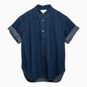 [스튜디오 니콜슨] Short sleeve shirt SORONO-883 Blue