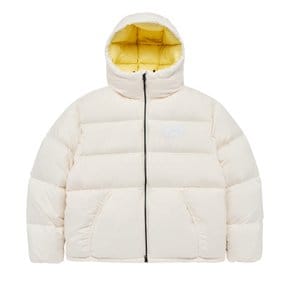 ADLV PRINT HOODED DUCK DOWN PARKA CREAM 후디드덕다운 크림 OPLPHP-CRM