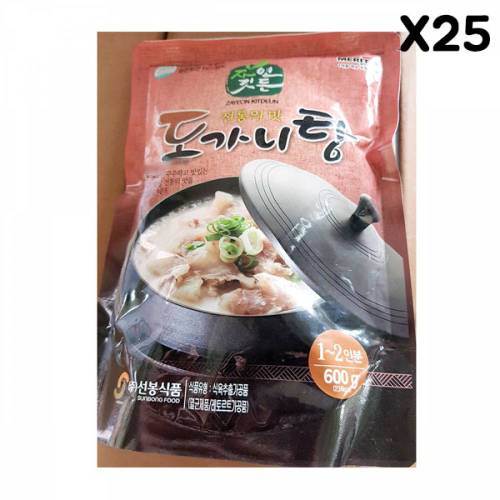 즉석탕 FK 도가니탕 실온 선봉 600g X25