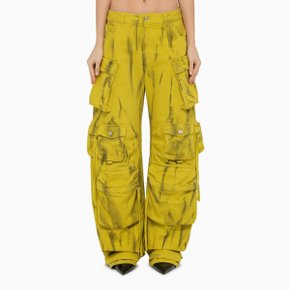 Womens Pants 242WCP84D071 Yellow