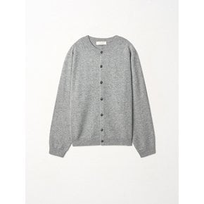 Saddle Round Cardigan_Grey