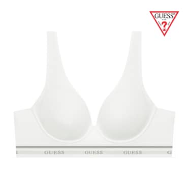 게스언더웨어 베이직로고 노와이어 액티브브라 OCWBR693IV