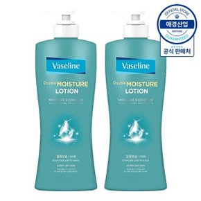 바세린 더블 모이스처 로션 450ml ,2개