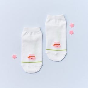 플레이 테니스모자 스크래빗 발목양말 화이트