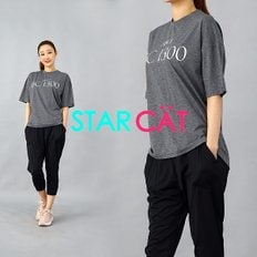 요가복상의 여성운동복 빅사이즈 로고티 SC TS1300 P2