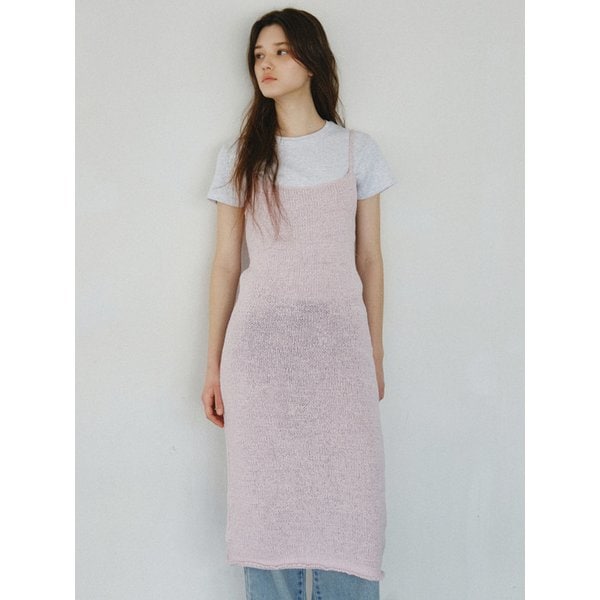 Comfort Cotton Blended Long Knit Dress_CTOP715(Lavender)