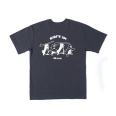 [빅웨이브] SURFS UP PENGUIN T-SHIRT (OCEAN BLACK)