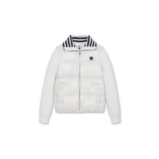 Women Knit Hybrid Zip-up Jacket_WWWAW24815IVX