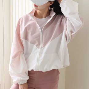 다찌 아노락 배색 바람막이 점퍼_S4583