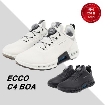 에코 [ECCO 정품] 24S/S ECCO C4 BOA 130424-01007/51227 (화이트/블랙)