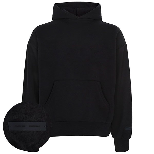 [부산점] 하자/피어오브갓 블랙 에센셜 클래식 후드 스웨트 셔츠 192AS252050F