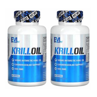  EVL 크릴오일 Krill Oil 500mg 60소프트겔 2개