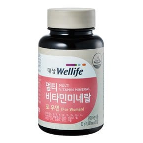 대상웰라이프 멀티비타민 미네랄 포 우먼 60정
