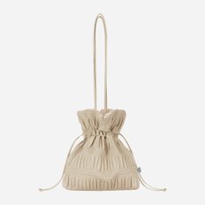 Crinkle Shoulder Bag Warm Ivory