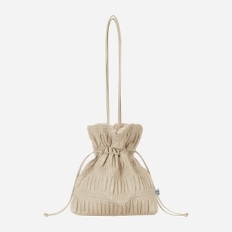 KWANI Crinkle Shoulder Bag Warm Ivory