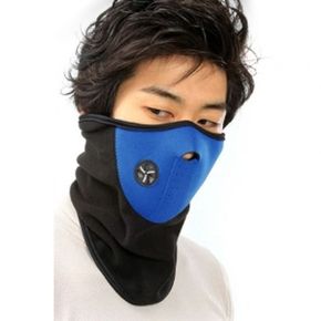 안면방한마스크 스포츠 방한 귀마개 넥워머 블루 안면 방한마스크