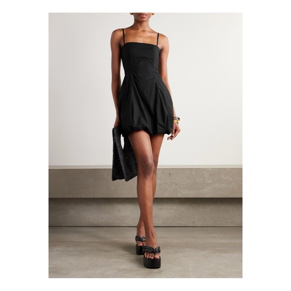 페이스풀 레라 코튼 포플린 미니 드레스 블랙 46376663162870821