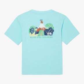 NT7UQ09 키즈 와일드 익스플로어 숏 슬리브 라운드티 KS WILD EXPLORE S/S R/TEE