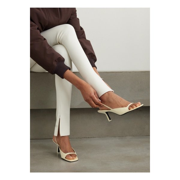 카무이 가죽 트리밍 캐디 슬링백 샌들 1647597326114418