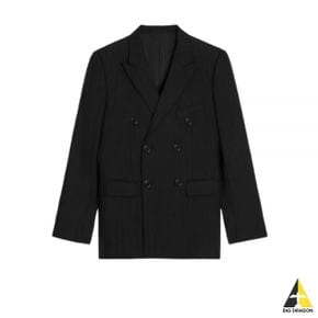 셀린느 24 CARNABY JACKET IN STRIPED WOOL GABARDINE (2V66P876X 38DM) (카나비 울 개버