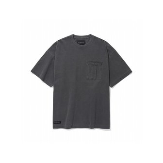 컬럼비아 유니버시티 BLACKSERIES GARMENTS DYING POCKET S/S T-SHIRTS 차콜