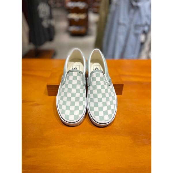 [시흥점] 남여공용스니커즈 슬립온 컬러띠어리(체커보드그레이올리브)(VN000D6YEMW)