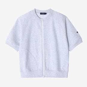 본사정품 Bon Bon Half Sleeve Zip-Up (LGY) ASJF251KR36-LGY