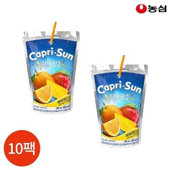  [농심(주)]농심 카프리선 오렌지망고 200ml x 10개