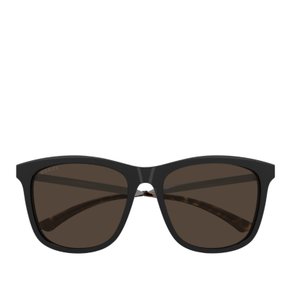 [해외배송] 구찌 오버사이즈 블랙 프레임 선글라스 GG1037SK 002 BLACK RUTHENIUM BROWN 55