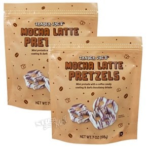 [1+1] 트레이더조 모카 라테 프레즐 프레첼 198g TRADER JOE`S MOCHA LATTE PRETZELS