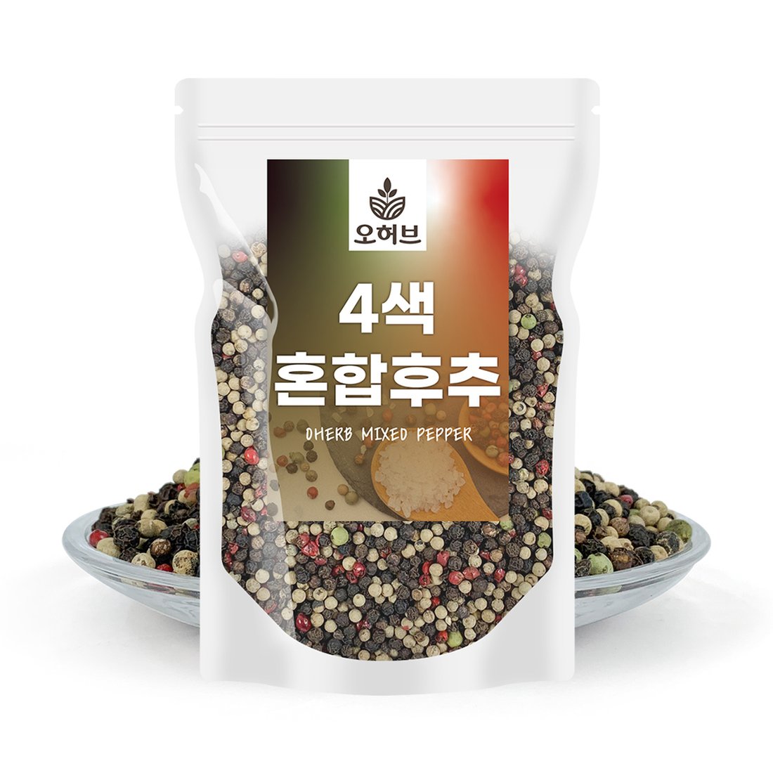 4색 혼합후추 200g 통후추 흑후추 백후추 핑크페퍼 레드페퍼 녹후추, 믿고 사는 즐거움 SSG.COM