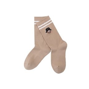 Color Stripe Bucket Bear Socks_G6LAX25102BEX