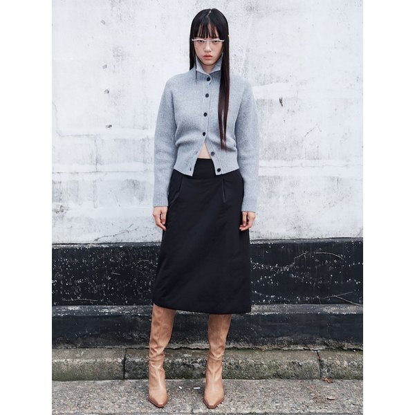 Padded Round Skirt  Black (KE5Y27M015)