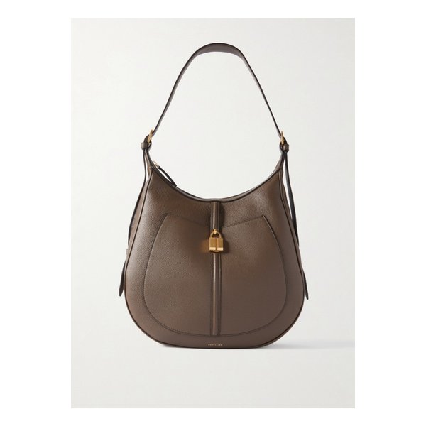 드멜리어 더 시에나 장식 텍스처 가죽 숄더 백 밀리터리 그린 1647597357778876