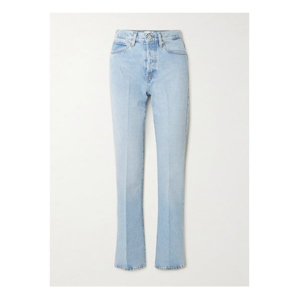 더 버티컬 하이라이즈 스트레이트 진 라이트 데님 46376663162878741