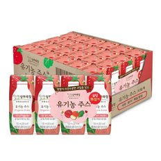 상하 유기농주스 사과딸기케일 125ml x 24팩