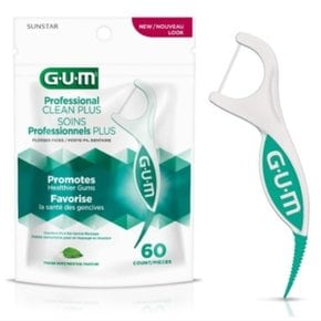 GUM 검 Y자형 일회용 치실 프로페셔널 클린 플러스 885 1개입