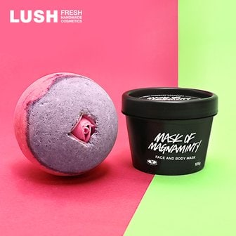 LUSH [백화점]피부에 복 받으세요! (마스크 오브 매그너민티125g+섹스 밤)