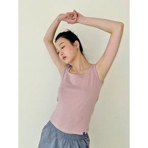 D. BASIC COTTON SQUARE NECK TOP - 5 COLOR