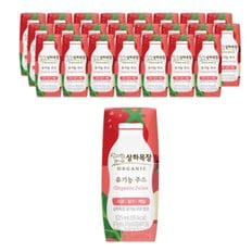 상하목장 유기농 주스 사과딸기케일, 125ml, 24개