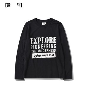 빈티지 익스플로어 긴팔티 KP3TSU022 BK