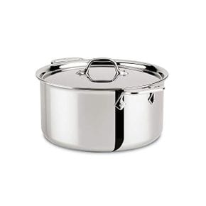 미국 올클래드 냄비 AllClad 스테인리스 스틸 TriPly Bonded Stockpot with Lid / Cookware Silv