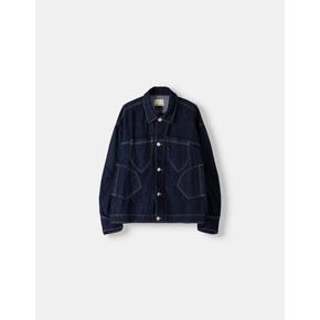 버쉬카 데님 재킷 6753/074 NAVY