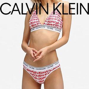 Calvin Klein Underwear 캘빈클라인 CK ONE 트라이앵글 브라렛 QF5730 레드로고