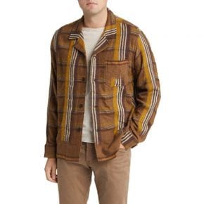 5054337 Billy Reid Selvedge Plaid Wool Blend Button-Up Camp Shirt