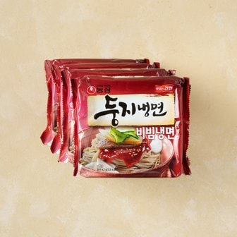 농심 둥지냉면 비빔냉면 162gx4입